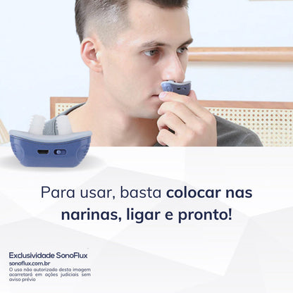 Dispositivo Eletrônico Mini-CPAP Anti-Roncos SonoFlux®